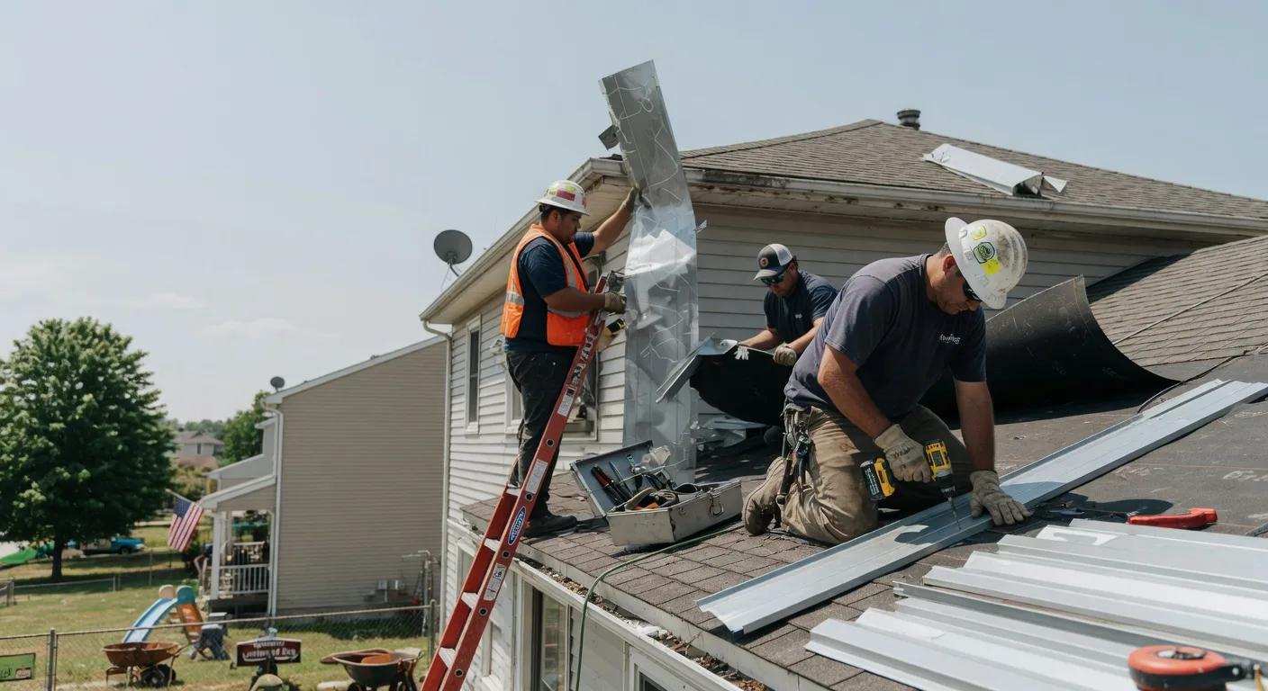 Metal Roof Repair in Rome City, IN